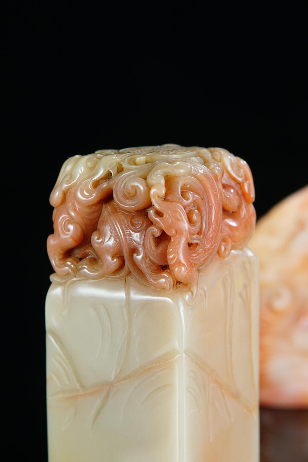 方寸藏珍·寿山田黄印章专场（一） 寿山善伯石《螭龙》套章