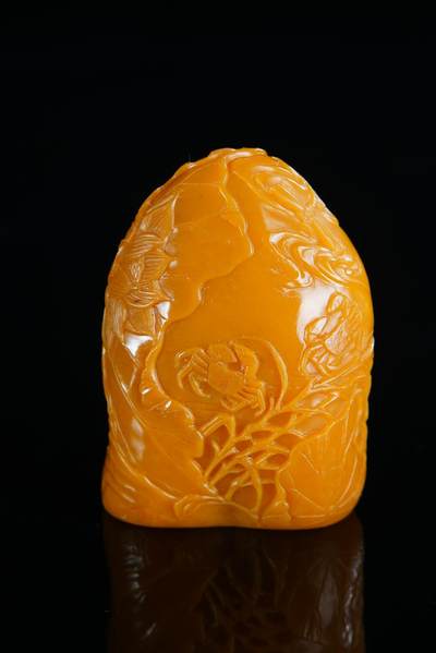 方寸藏珍·寿山田黄印章专场（一） - 寿山田黄石《二甲传胪》随形章