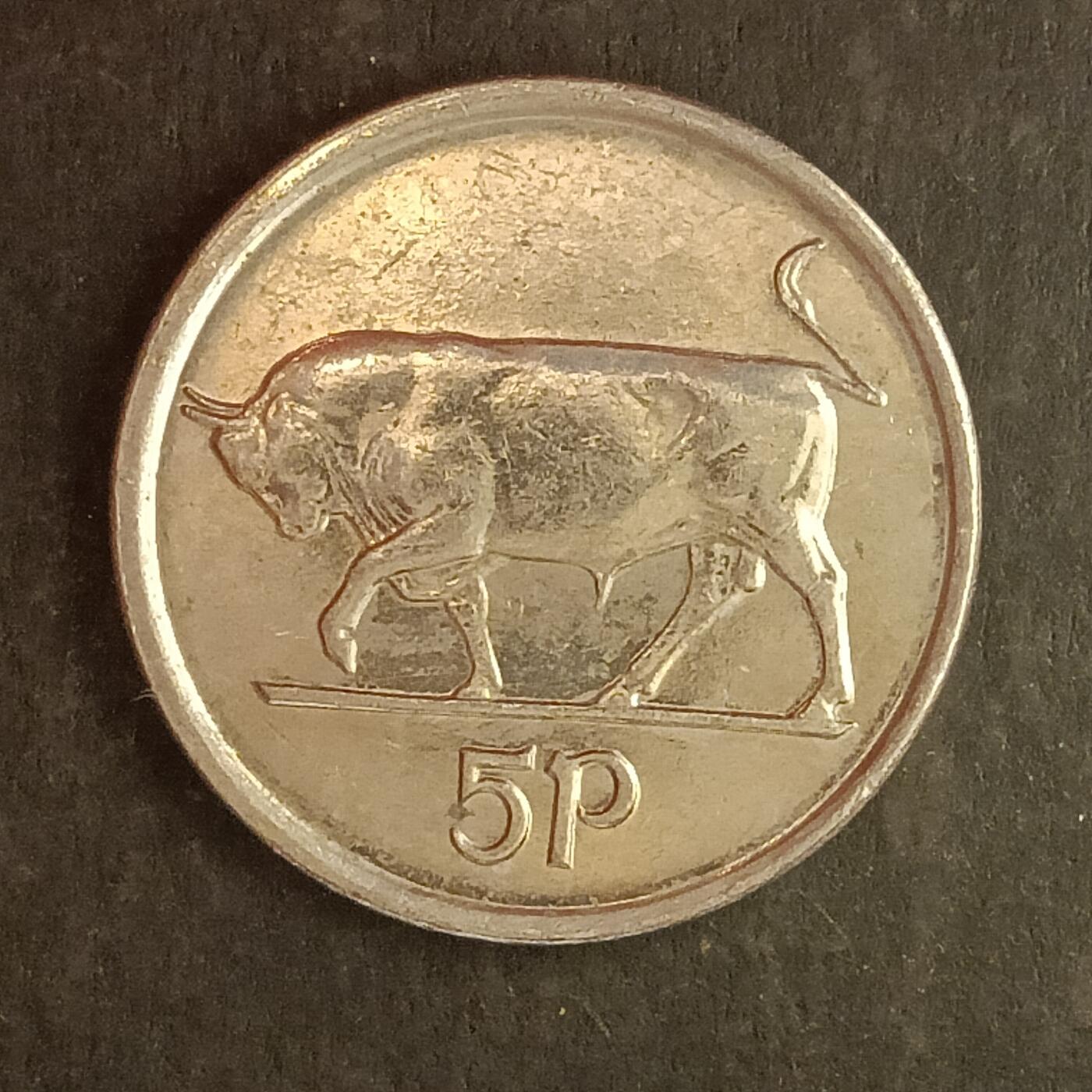 逸泉钱币2026A第五场A各国纸币沙俄散币纪念币系列A702-882 768 爱尔兰硬币5便士