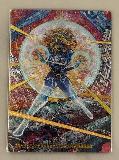 春节前倒数第三场！！龙虎卡牌-七三场（满200元包邮，无佣金，每周六结拍，欢迎送拍） - 粗闪卡 谭壹盲包 漫威系列 隐形女