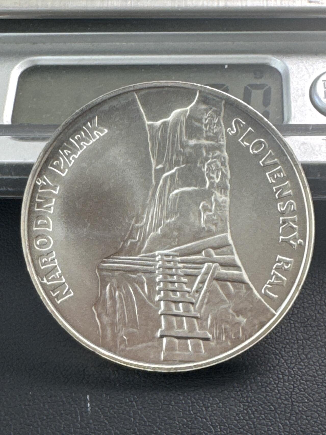 ❤️【币观天下】❤️ 第340期钱币拍卖- 2026.1.23周五晚上6点半场-长期征集拍品 稀少品种 斯洛伐克1994年国家独立纪念500克朗大型银币33.53克