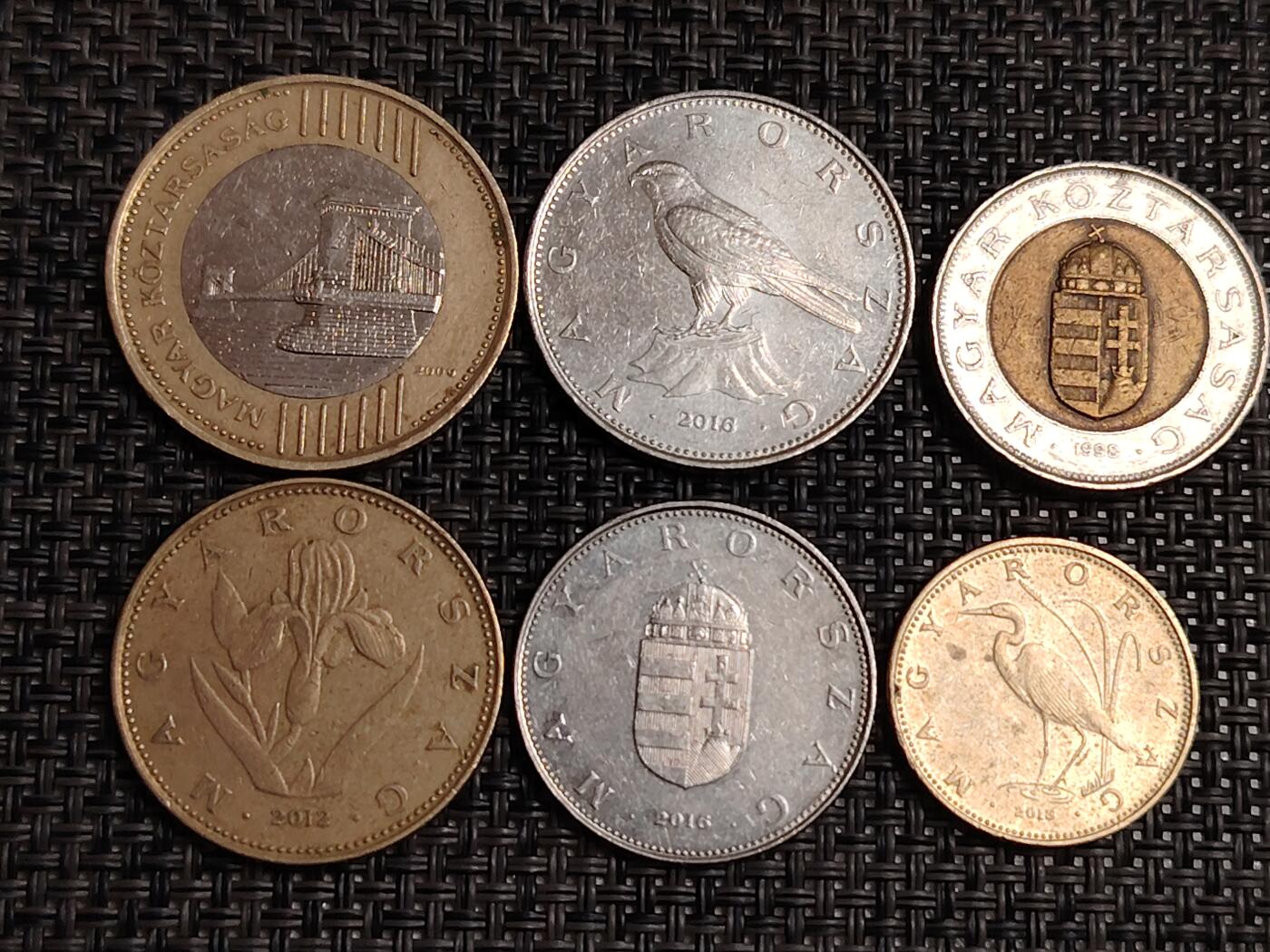 布加迪🐬～世界钱币(上海)🌾第 271 期 /  各国套币和散币 匈牙利🇭🇺 6枚套币