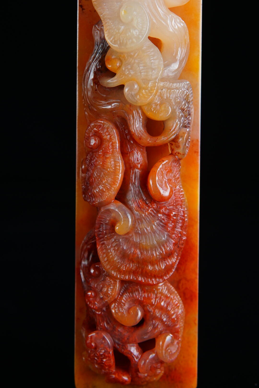 方寸藏珍·寿山田黄印章专场（一） 寿山高山石《灵芝》镇纸