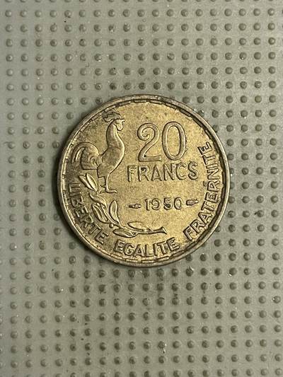 2026年第17场各国散币拍卖（总第167场） - 法国1950年20法郎