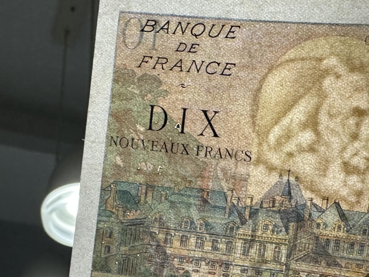 《外钞收藏家》第六百零四期（精品场）（本平台长期征集拍品、欢迎藏友们联系合作） 1959年法国10法郎  红衣主教黎塞留 非全新 品相如图