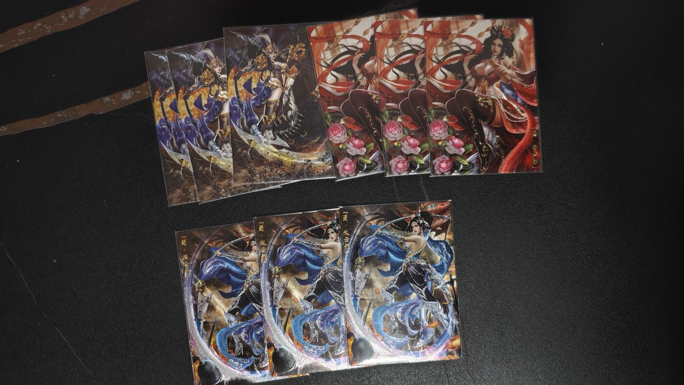 玉楼春卡牌第一期 粗闪 卡玩帕克 三国姬 第二弹 3宫 