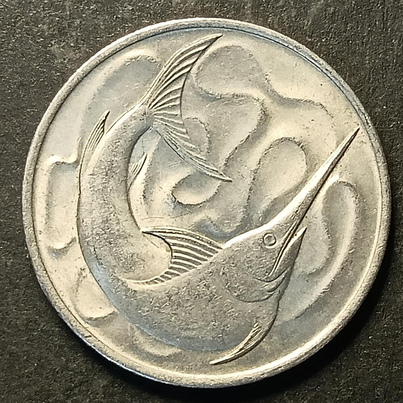 逸泉钱币2026A第五场A各国纸币沙俄散币纪念币系列A702-882 704 新加坡20分硬币