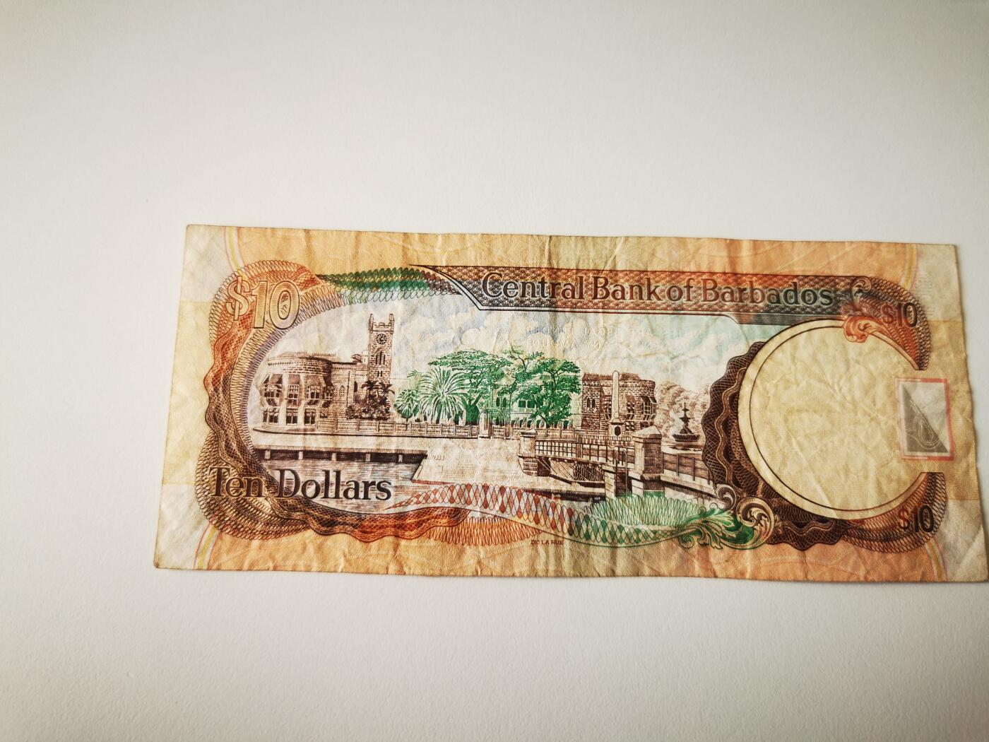 零零发流通品外国纸币拍卖 无佣金 巴巴多斯