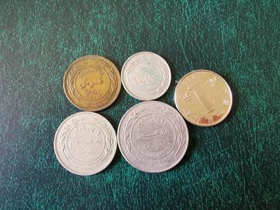 零零发外国硬币拍卖 无佣金 - 约旦一组