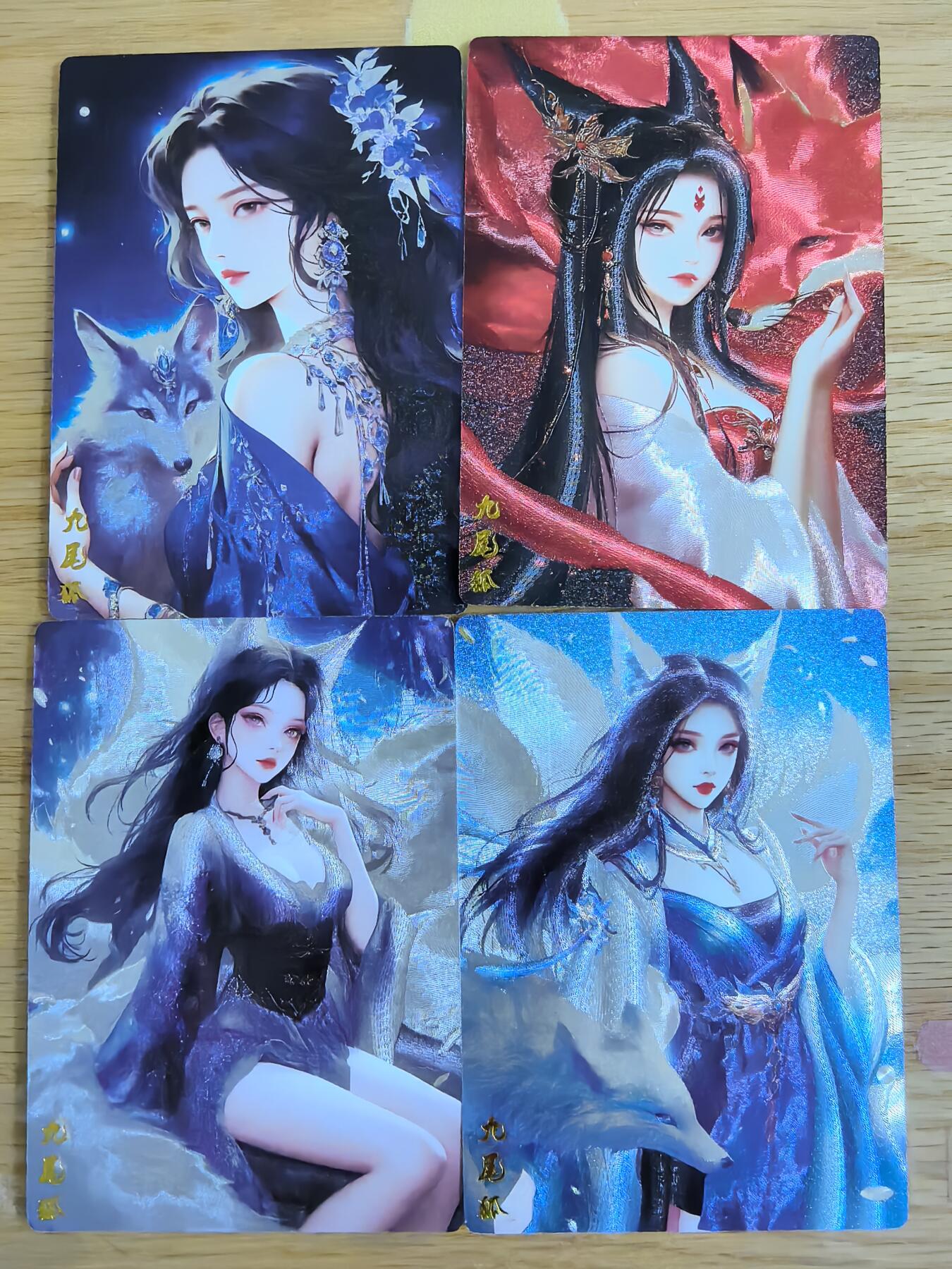 秋萤阁第43期 (1月23号周五晚上21点截拍，欢迎竞拍)  奇点最新九尾狐002/003/004/005四张非常好看