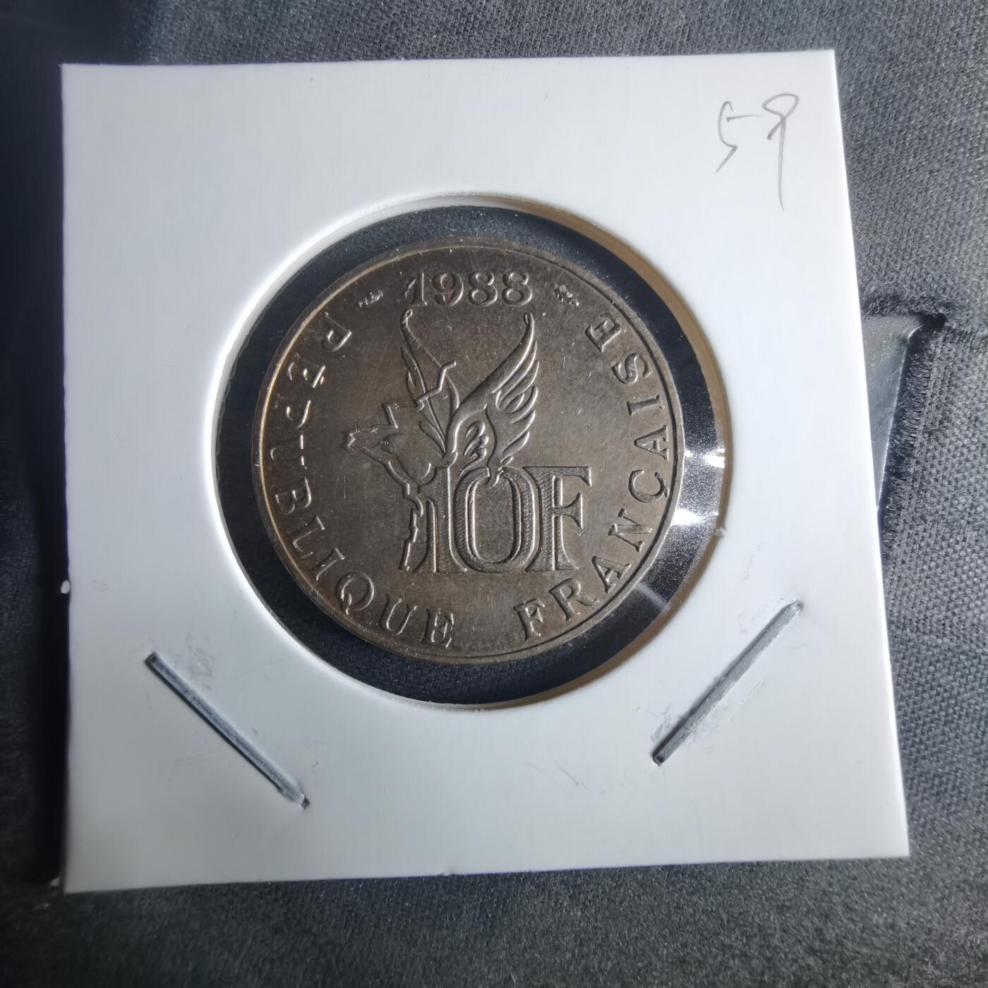 沼泽如烟--第970场 法国1988年10法郎纪念币