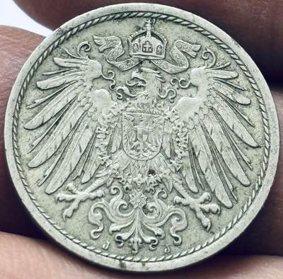 文馨钱币收藏 2026新年第四场（第 290 场）【长期接代拍品】 - 1900 年德意志帝国长翅鹰 10 芬尼 J 版，第二版本