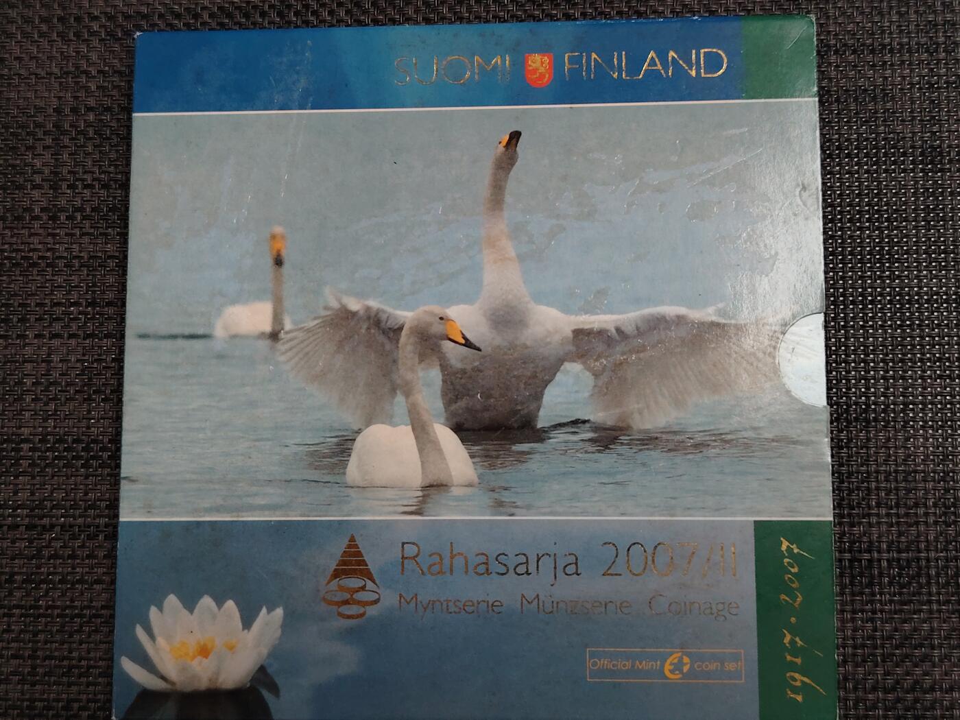 布加迪🐬～世界钱币(上海)🌾第 271 期 /  各国套币和散币 芬兰🇫🇮 2007年 10枚欧元套币