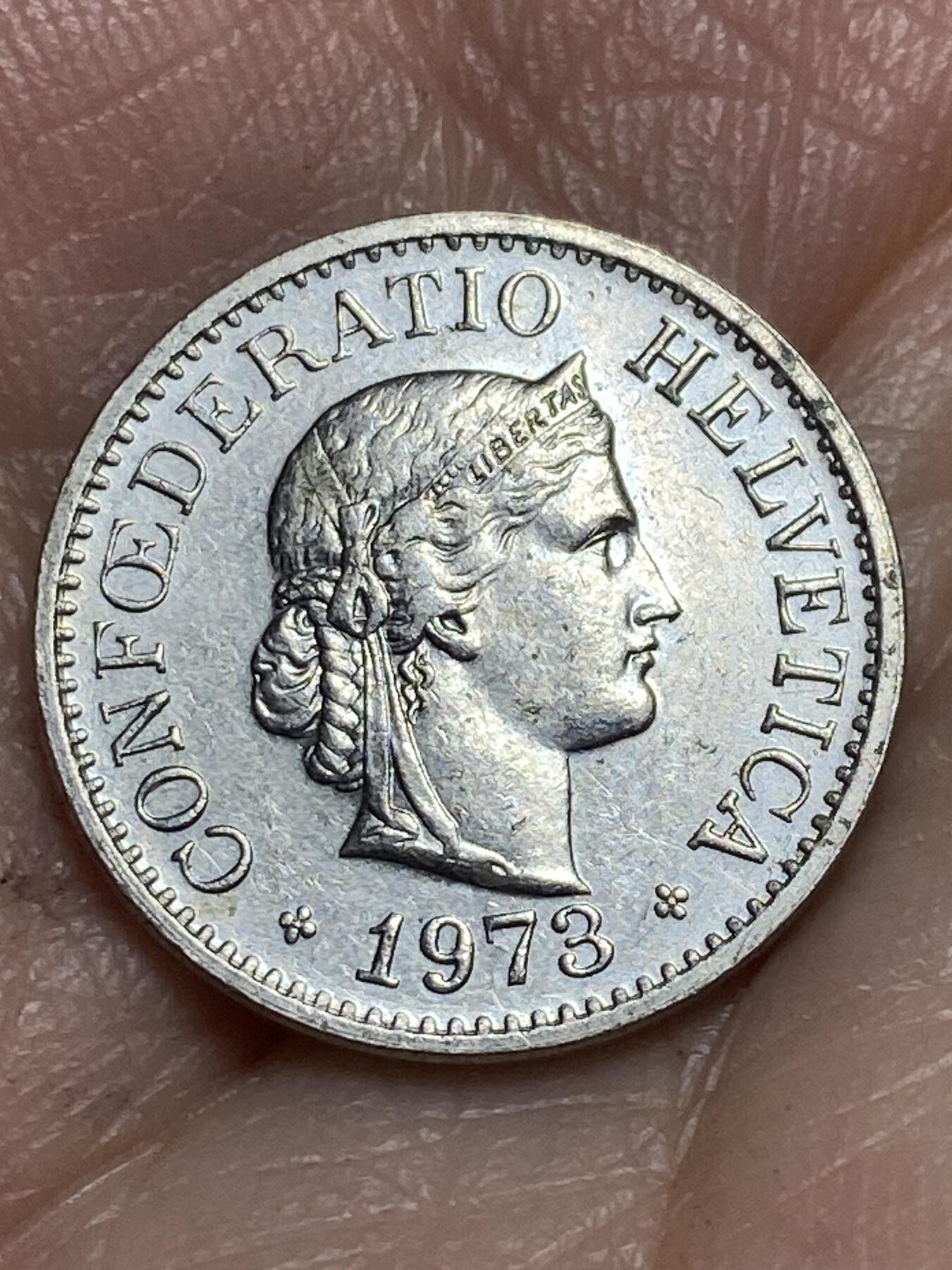 2026年第十三场(总第一百八十二场）外国好品散币场(免佣金) 瑞士🇨🇭1973年10分