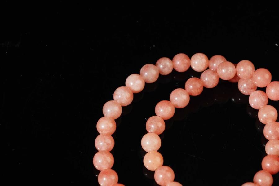 上海都达杂项专场五（全场包邮） 草莓晶双圈手串87-301