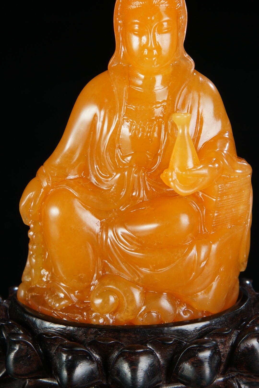 方寸藏珍·寿山田黄印章专场（一） 寿山田黄石《观音》摆件