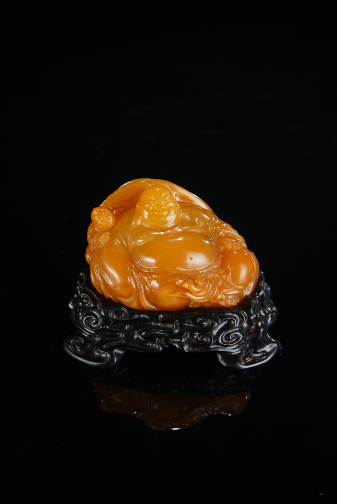 方寸藏珍·寿山田黄印章专场（一） 寿山田黄石《皆大欢喜》摆件