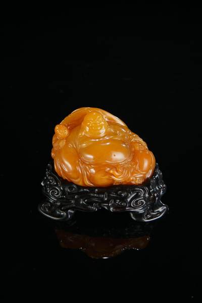 方寸藏珍·寿山田黄印章专场（一） - 寿山田黄石《皆大欢喜》摆件