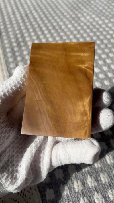 零元拍：B40金丝楠平安无事牌，3D立体水波香喷喷的小金砖，金光闪闪，92.8/64/15MM