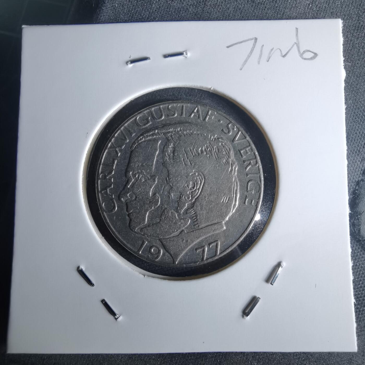 沼泽如烟--第971场 瑞典1977年1克朗