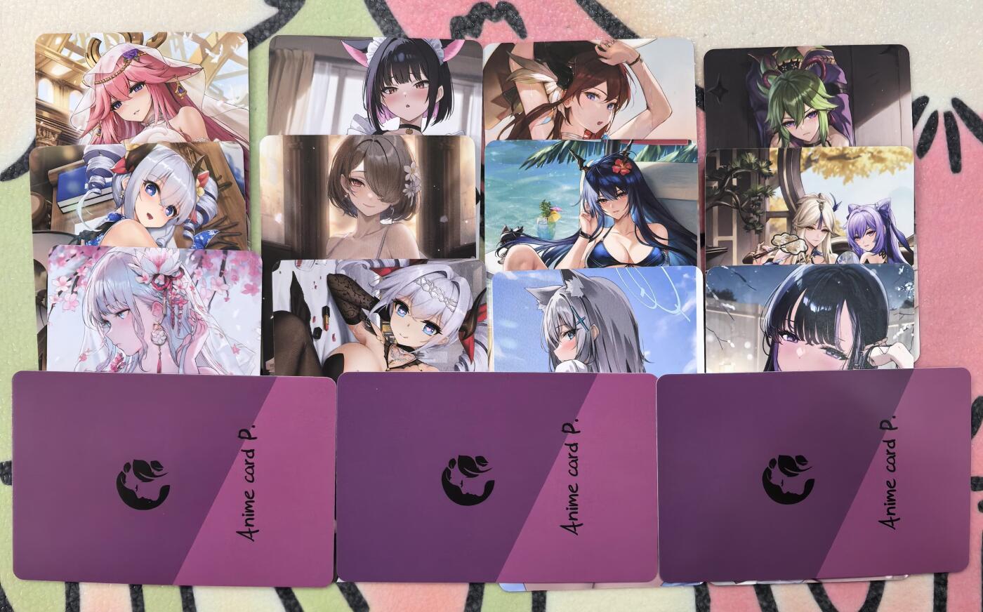 丫丫卡拍第26期（1月23日22点截拍） ACG小卡第三弹50多张 薄普卡材质