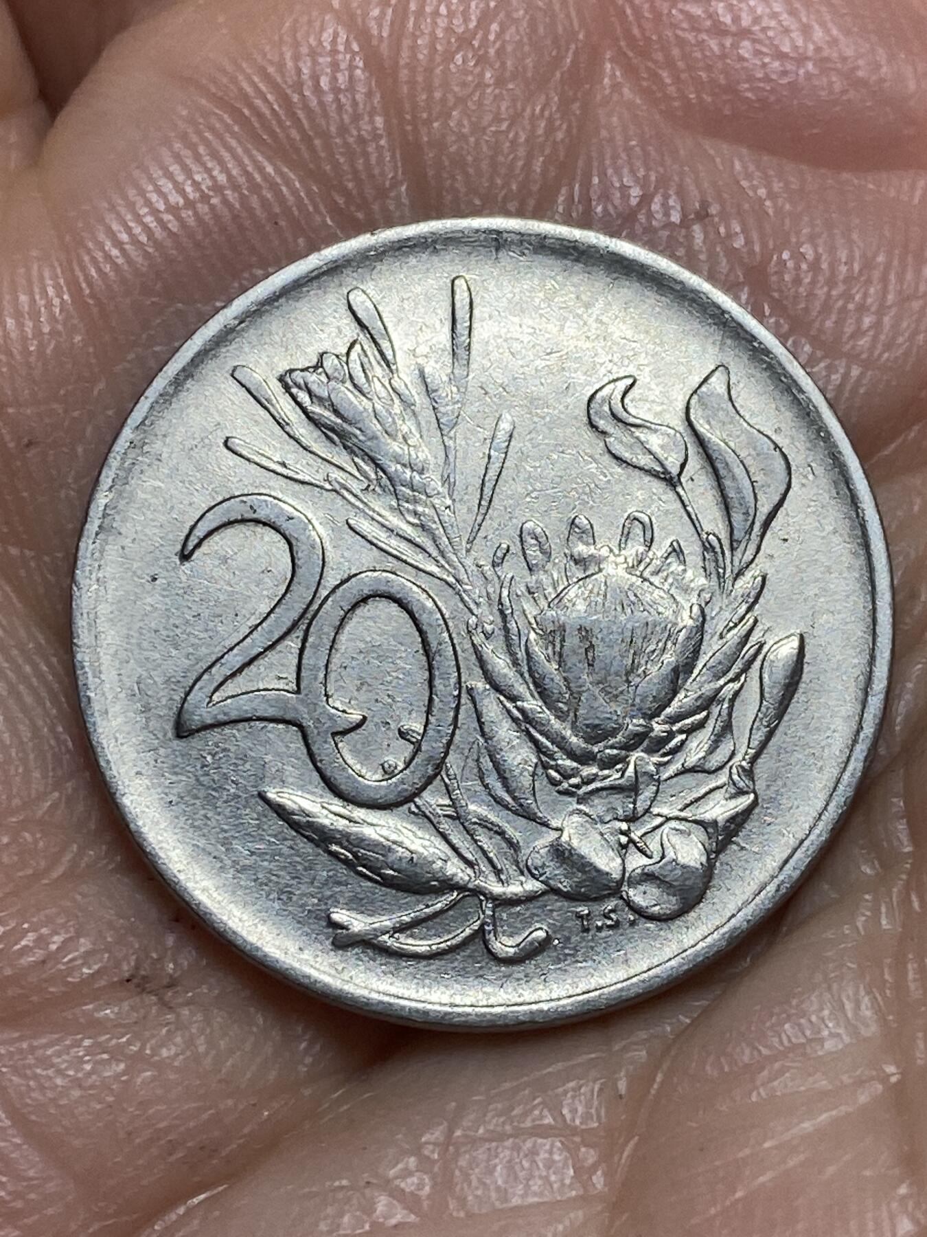 2026年第十三场(总第一百八十二场）外国好品散币场(免佣金) 南非🇿🇦1976年20分(独立后第四套)