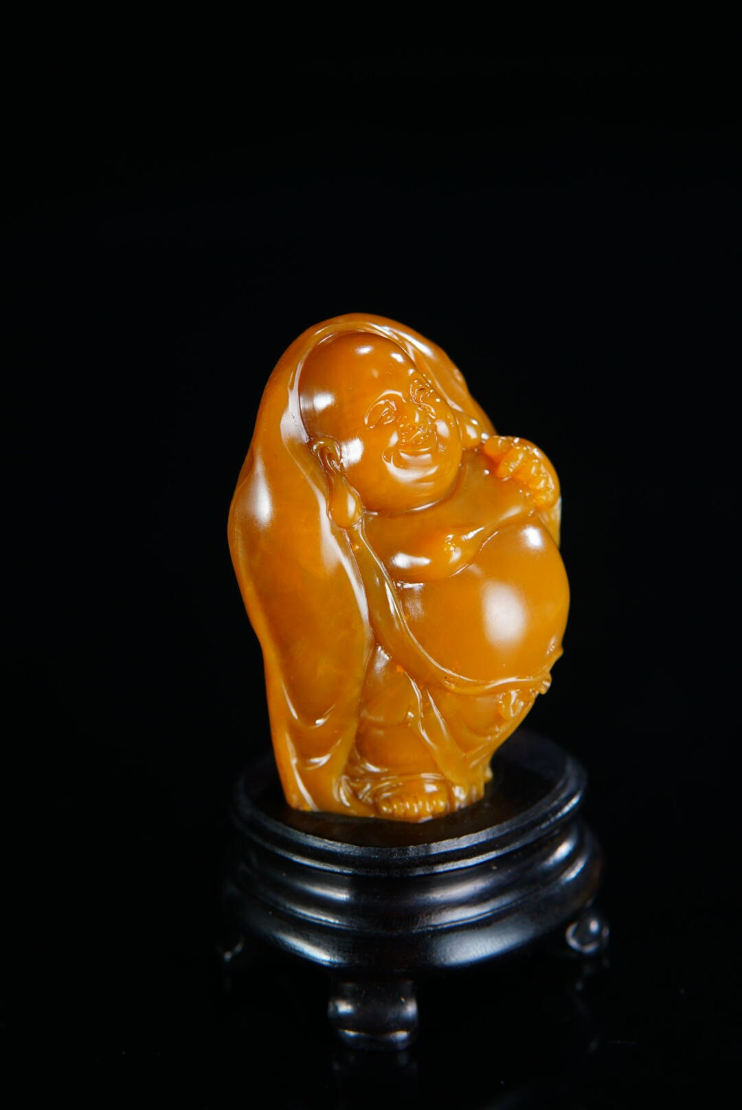 方寸藏珍·寿山田黄印章专场（一） 寿山田黄石《笑佛》摆件