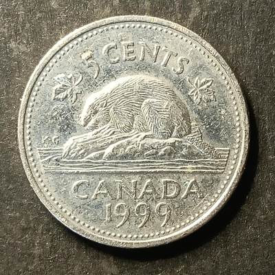 逸泉钱币2026A第五场A各国纸币沙俄散币纪念币系列A702-882 - 724 加拿大5分海狸动物