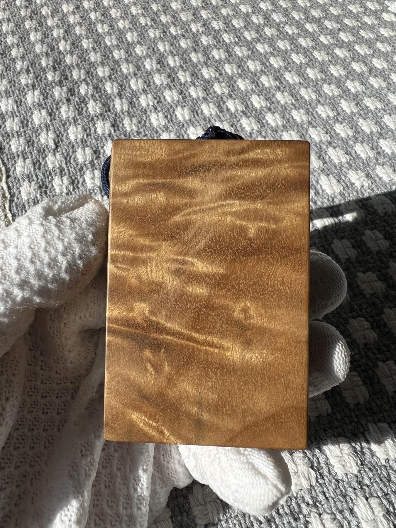 零元拍：B20金丝楠平安无事牌，3D立体水波香喷喷的小金砖，金光闪闪，78.8/52/13MM