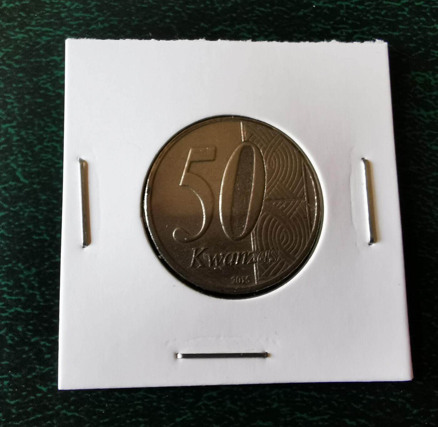 零零发外国硬币拍卖 无佣金 安哥拉50宽扎