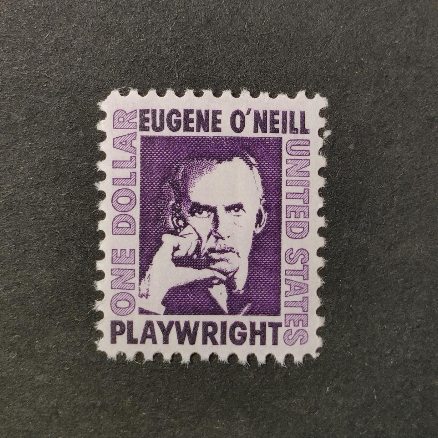 ↓君缘收藏719期☞钱币邮品↓无佣金、可寄存、满30元包邮  美国邮票，1967年剧作家尤金·奥尼尔邮票雕刻版1全