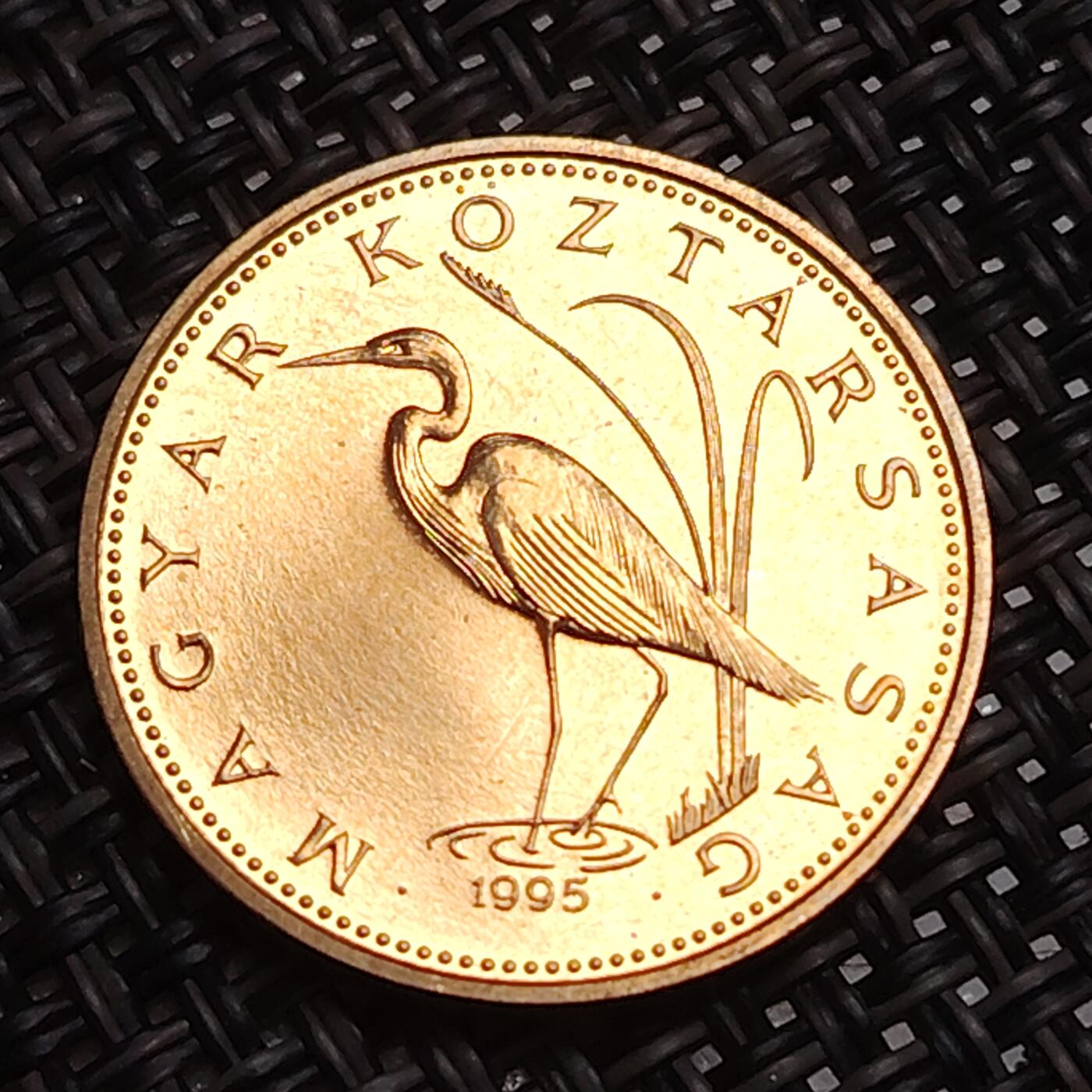 布加迪🐬～世界钱币(上海)🌾第 271 期 /  各国套币和散币 匈牙利🇭🇺 1995年 5弗林 原光好品