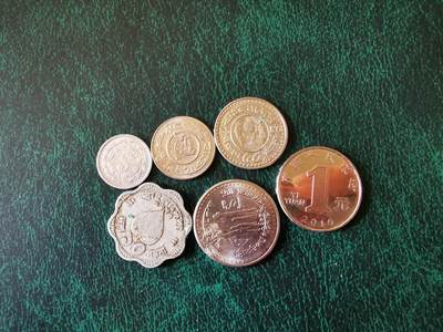 零零发外国硬币拍卖 无佣金 - 孟加拉一组