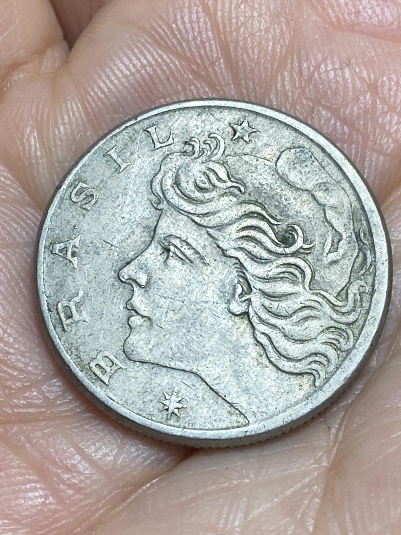 2026年第十三场(总第一百八十二场）外国好品散币场(免佣金) 巴西🇧🇷1967单年份20分(1967–1986年第一版，铜镍材质无磁版)