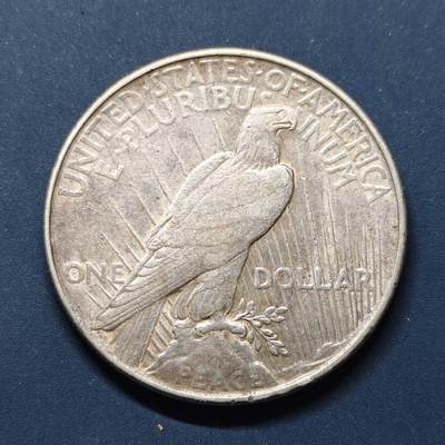 【全场包邮】纯粹捡漏拍497场-持续更新中 - 美国1922年1元和平银币【38.1毫米26.73克90%】