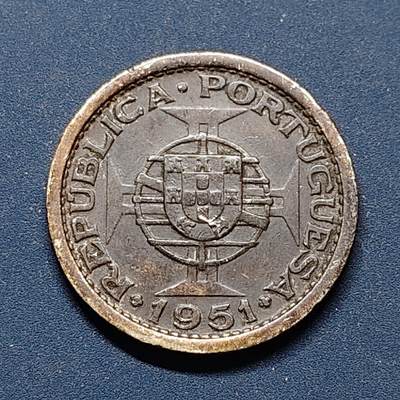 【全场包邮】纯粹捡漏拍496场-持续更新中 - 葡属圣多美和普林西比1951年5埃斯库多黑色重口味包浆银币【25毫米7克65%】