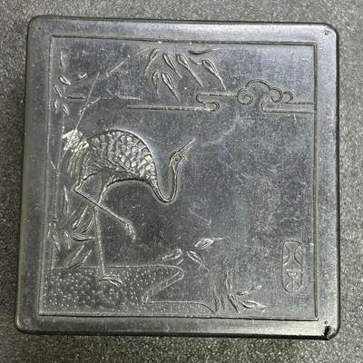 西秦中古拍卖第七十三期 - 80年代怀旧物品 北京顺义仙鹤纹饰塑料墨盒