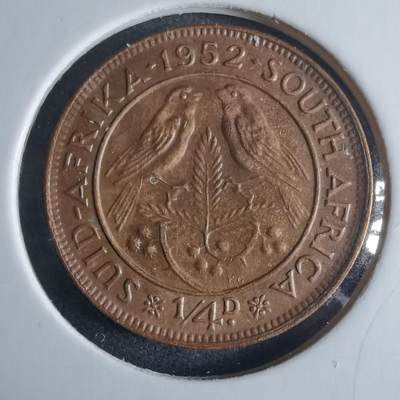 沼泽如烟--第970场 - 南非1952年四分之一便士