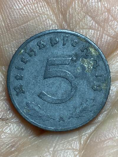 2026年第十三场(总第一百八十二场）外国好品散币场(免佣金) - 德意志第三帝国1941年5芬尼(A标，柏林造)