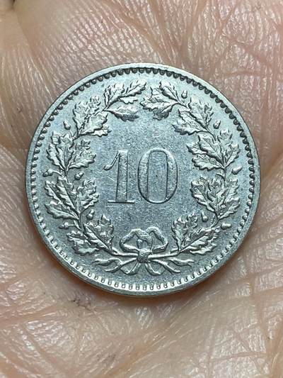 2026年第十三场(总第一百八十二场）外国好品散币场(免佣金) - 瑞士🇨🇭1973年10分