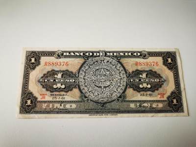 零零发流通品外国纸币拍卖 无佣金 - 墨西哥两张