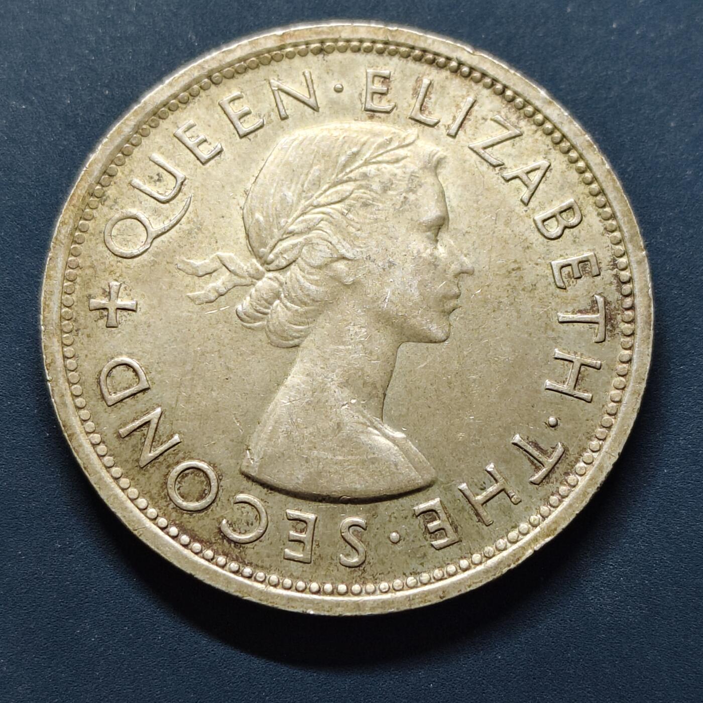 【全场包邮】纯粹捡漏拍497场-持续更新中 英属南罗德西亚1953年1克朗塞西尔·罗兹诞生100周年克朗型纪念银币【38.5毫米28.28克50%】-B