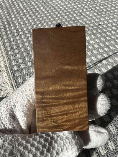 零元拍：B38金丝楠平安无事牌，3D立体水波香喷喷的小金砖，金光闪闪，84/43/13MM - 零元拍：B38金丝楠平安无事牌，3D立体水波香喷喷的小金砖，金光闪闪，84/43/13MM