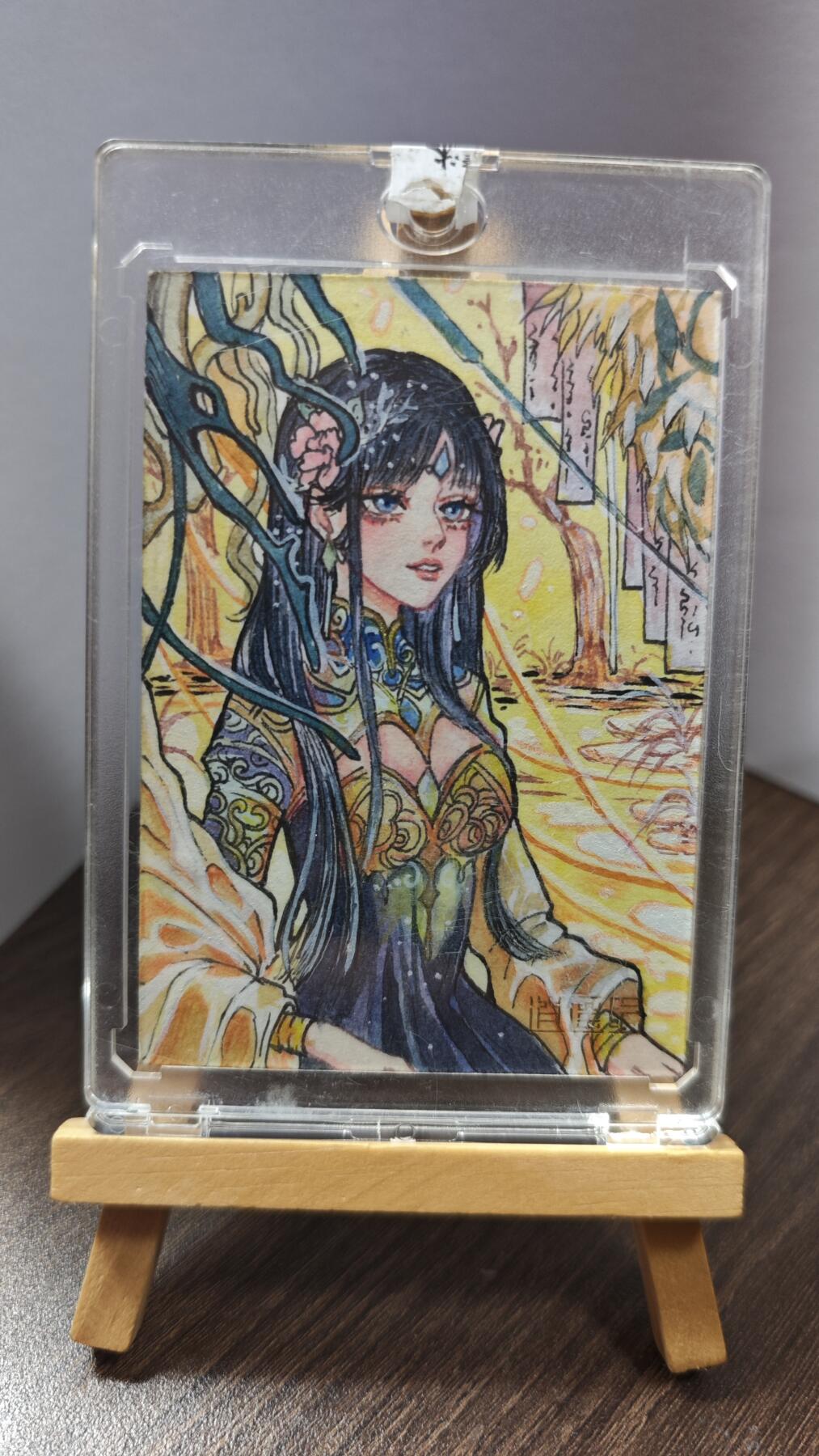 玉楼春卡牌第一期 手绘卡  美少女 画师南瓜子粥 