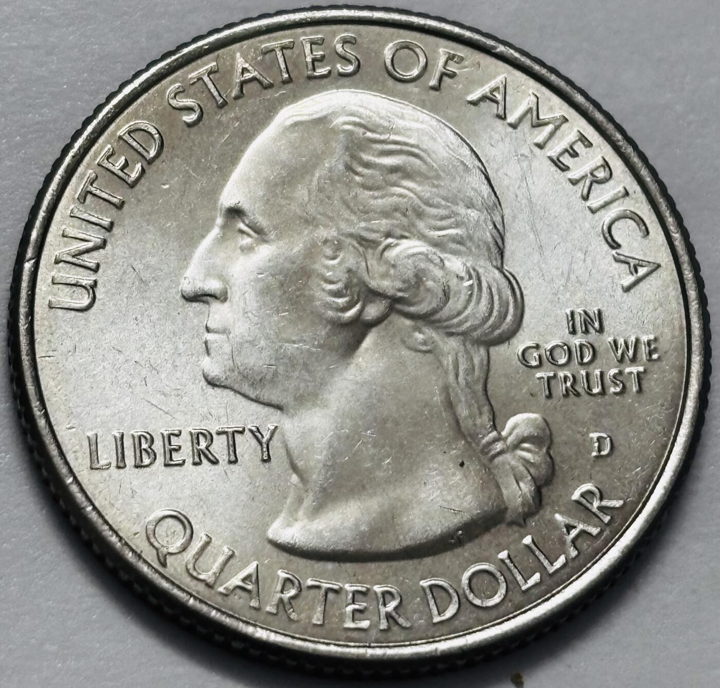 文馨钱币收藏 2026新年第四场（第 290 场）【长期接代拍品】 原光好品  2018美国国家公园 25 美分 纪念币.第43枚.明尼苏达州沃亚格鲁斯国家公园币