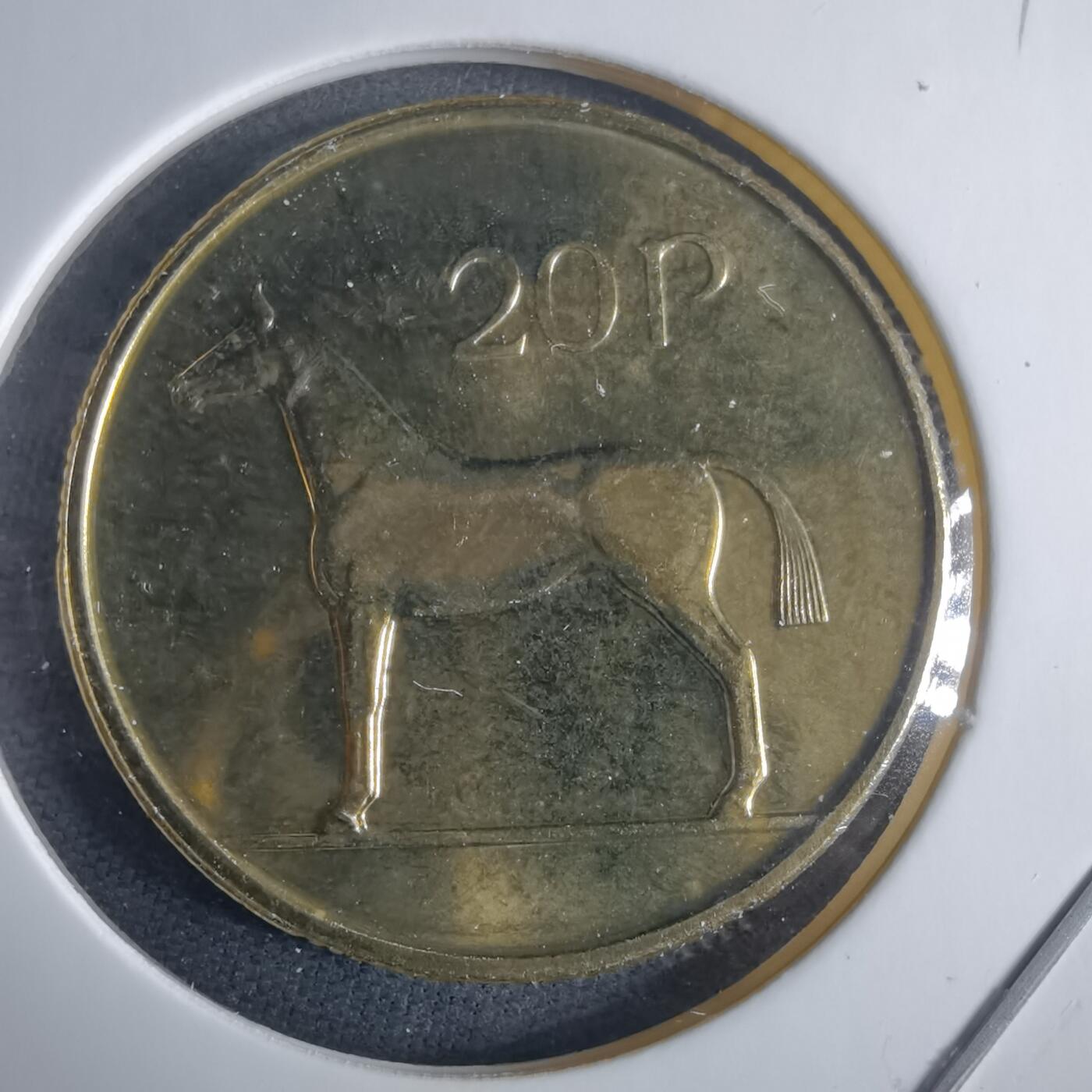 沼泽如烟--第970场 爱尔兰1998年20便士