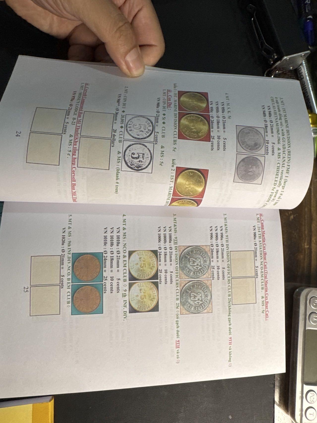 ❤️【币观天下】❤️ 第340期钱币拍卖- 2026.1.23周五晚上6点半场-长期征集拍品 越南钱币协会制作的纸币徽章古币机制币目录共计4本一套内容相当丰富值得收藏