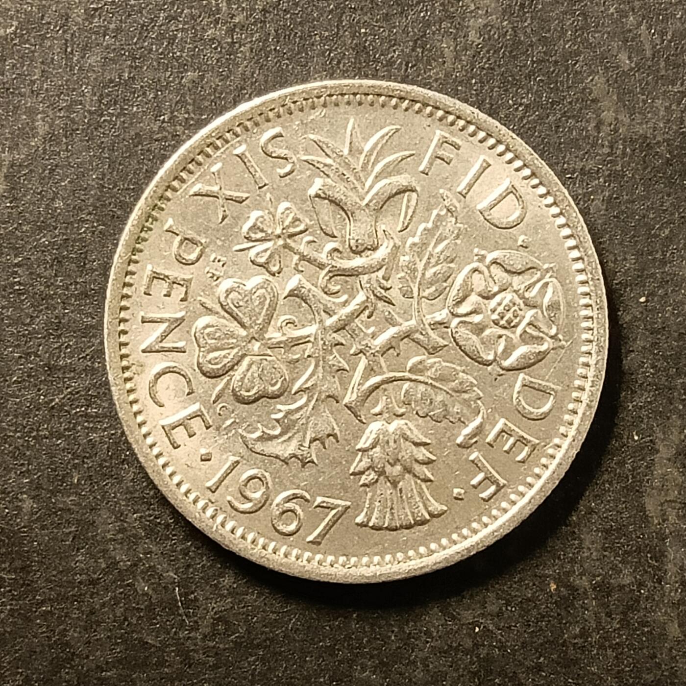 逸泉钱币2026A第五场A各国纸币沙俄散币纪念币系列A702-882 765 英国6便士