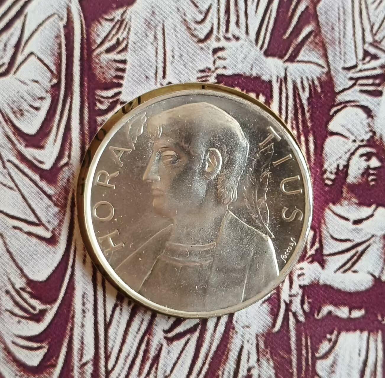 ❤️【币观天下】❤️ 第340期钱币拍卖- 2026.1.23周五晚上6点半场-长期征集拍品 意大利1993年赫拉提乌斯逝世2000周年500里拉银币 含纯银12.52克