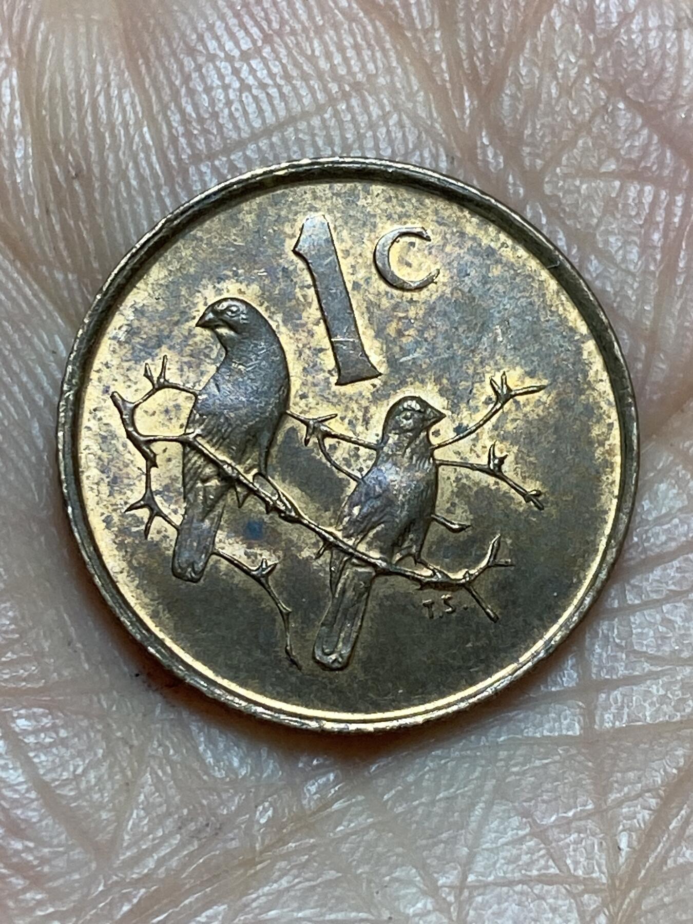 2026年第十三场(总第一百八十二场）外国好品散币场(免佣金) 南非🇿🇦1968年1分(独立后第三套，布尔语版)